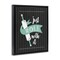 Stupell Industries Roll With It Black & Green Floating Frame, design by Lettered and Lined